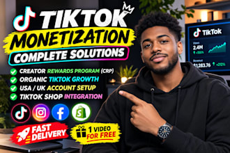 create USA, UK, france, tiktok account, monetization, creator rewards program