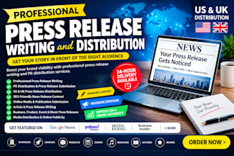 write SEO press releases for your business, product, event or music