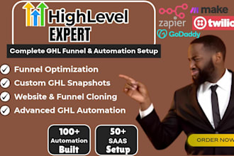 build ghl sales funnel, ghl automation, ghl snapshot