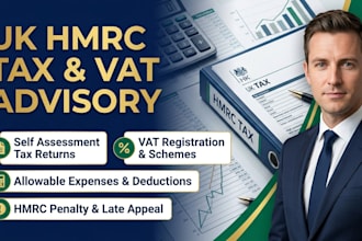 provide UK hmrc tax consultation, self assessment, and vat guidance