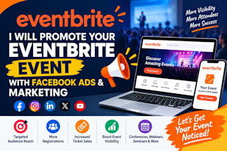 do eventbrite promotion facebook ads webinar marketing conference event planning