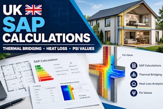 do UK sap calculations bespoke thermal bridging heat loss analysis and psi value