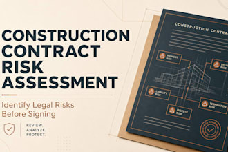 conduct a construction contract risk assessment