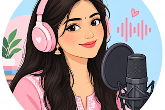do professional hindi voice over artist for youtube and stories