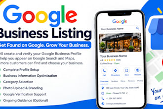 create or optimize your google business profile listing