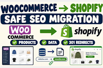 migrate woocommerce to shopify products data website migration store design