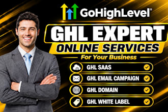 ghl saas, ghl white label, ghl domain, ghl account setup, ghl email campaign