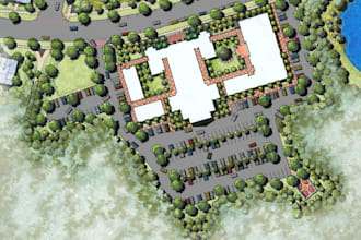 industrial lot subdivision, factory master plan, manufacturing plant layout