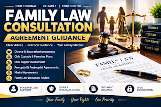 provide personalized family law consultation and legal agreement guidance