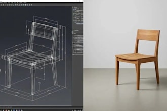 create furniture cad models, cnc files and shop drawings for manufacturing