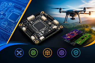 design ardupilot flight controller pcb, pixhawk, stm32, px4, esc, uav, drone pcb