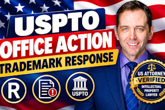 be your attorney for uspto trademark office action legal advice