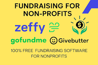 set up zeffy fundraising, donation forms, events and nonprofit campaigns