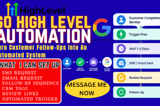 set up gohighlevel CRM and customer automation follow up