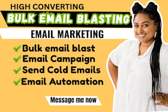 send bulk emails, bulk emails, email blasts, mailchimp campaigns and bulk SMS