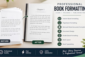 interior book formatting paperback formatting microsoft word document formatting