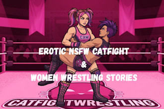 be your erotic ghostwriter, nsfw fanfiction erotic writer and wrestling catfight