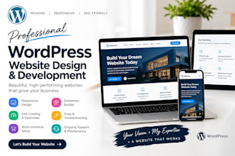 create a professional website for first timer