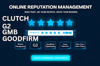 optimize clutch g2 glassdoor capterra goodfirms profile for online reputation