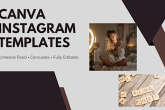 design canva instagram templates and carousels