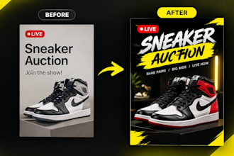 create scroll stopping whatnot live show thumbnails
