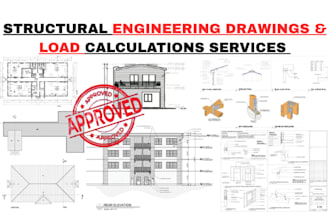 provide civil, mep, structural engineering drafting, load calculation support