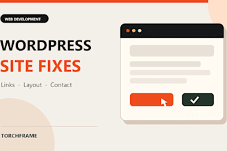 fix small wordpress website issues and check mobile layout