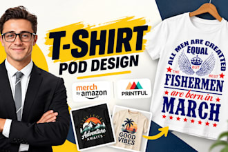 design print design t shirt pod merch by amazon printful
