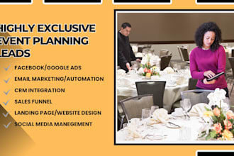 generate event planning lead generation