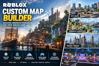 build roblox map, house and roblox environment