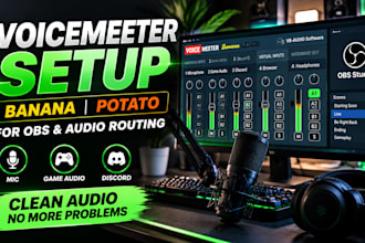 setup voicemeeter banana potato for obs and audio routing