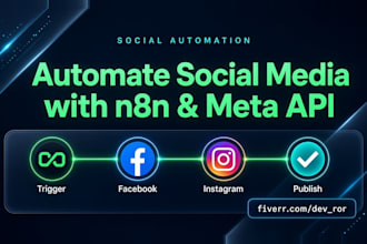 build n8n workflows and social media automation