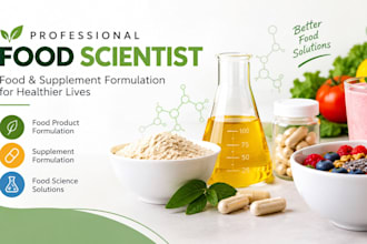 create food formulation recipes for product development
