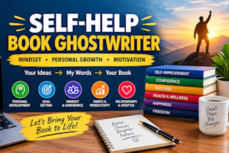 ghostwrite your self help or personal development book