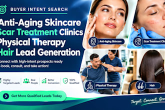 anti aging skincare scar treatment clinics physical therapy hair lead generation