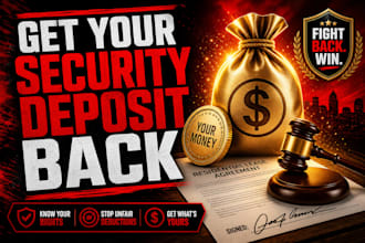 draft a legal security deposit demand letter for refund