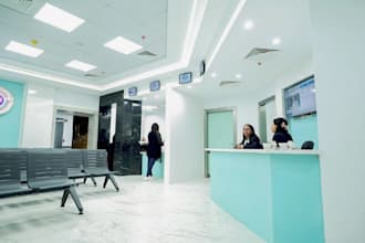 make 3d cgi hospital, laboratory, pharmacy clinic, health centre, dental office