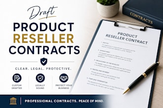 draft professional product reseller contracts to protect your USA brand revenues