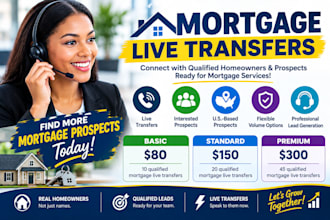 provide qualified mortgage live transfer leads for lenders