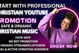 do youtube christian music video promotion