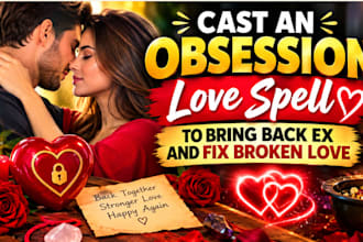cast an obsession love spell o bring back ex and fix broken love