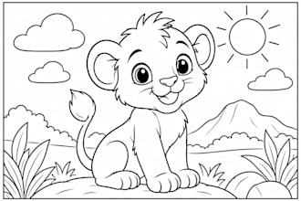 create custom kids coloring pages and coloring books