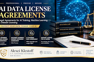 draft a dataset license for ai model training, fine tuning, evaluation