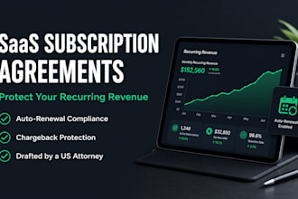 prepare binding saas subscription agreements for your tech business