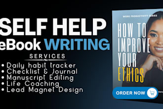 write engaging self help ebook, nonfiction ebook, ghostwriting, KDP