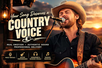 male singer, male country singer, male vocals, session musician