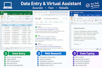 do data entry and typing