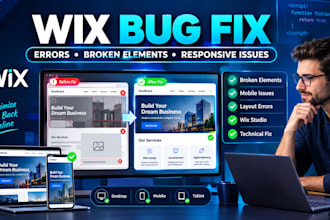 fix wix mobile responsive bugs broken elements wix editor studio errors bug help