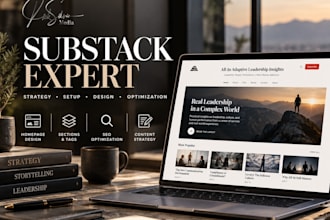 be your substack expert setup design and optimization