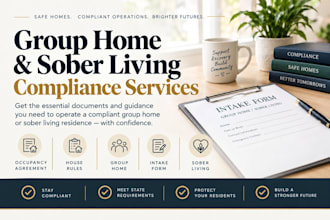 draft group home occupancy agreements, house rules, incident report forms